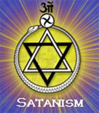 Satanism Six-sided star = Hexagram Satanism Six-sided star = Hexagram